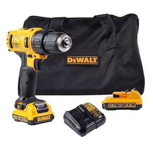 Taladro Percutor Inalámbrico 12V DCD716D2 + 2 Baterías + Cargador y Bolso Dewalt