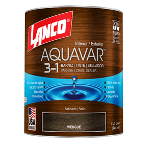 Barniz Aquavar Wengue 1/4Gl Lanco